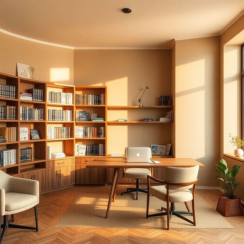 Interior cald al biroului din Sibiu